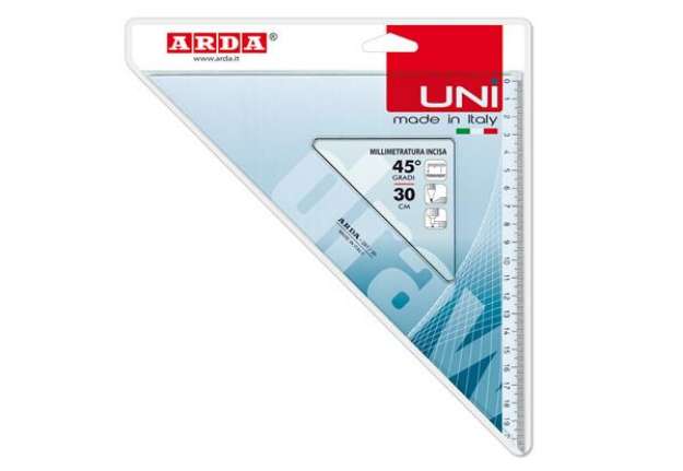 Immagine di Squadra Uni - 45gradi - 30cm - Arda