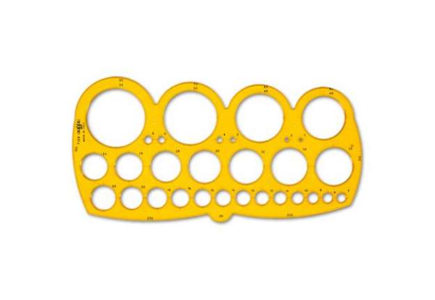 Immagine di Maschera cerchi 7126 -  1/55mm - con smusso - Arda