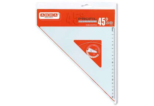 Immagine di Squadra linea Profil - alluminio - 45gradi - 30cm - Arda