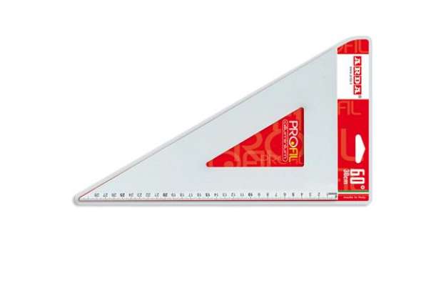 Immagine di Squadra linea Profil - alluminio - 60gradi - 30cm - Arda