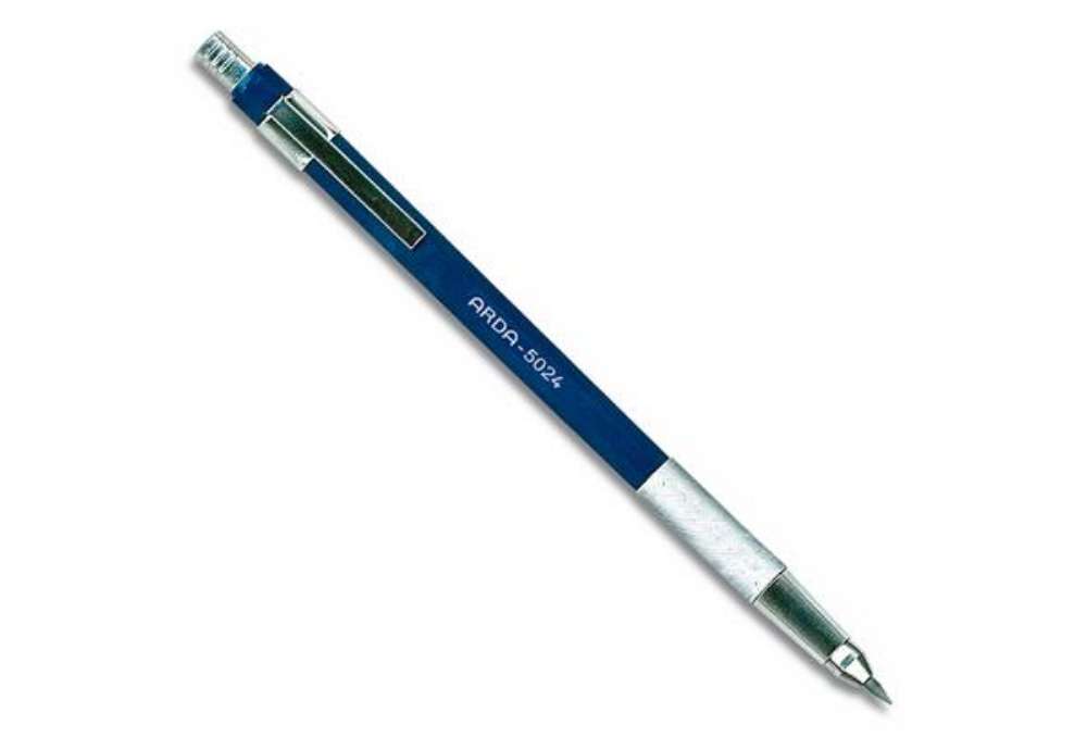 Immagine di Portamine a pinza - per mine fino a 3,0mm - fusto blu - Arda