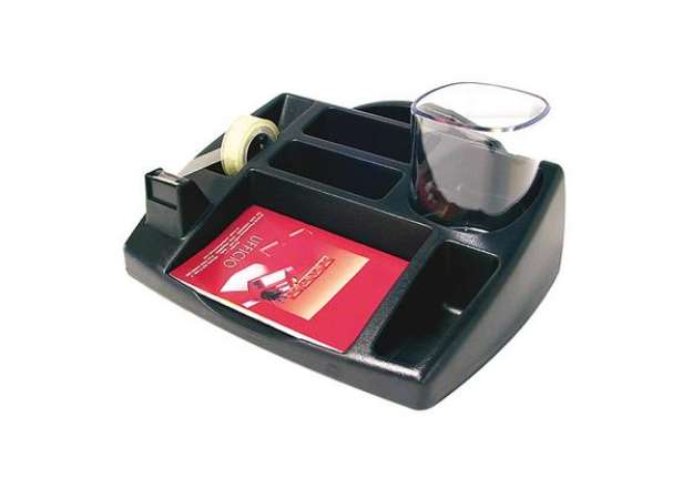 Immagine di Portacancelleria Oliver - 25x21x10 cm - nero - Arda