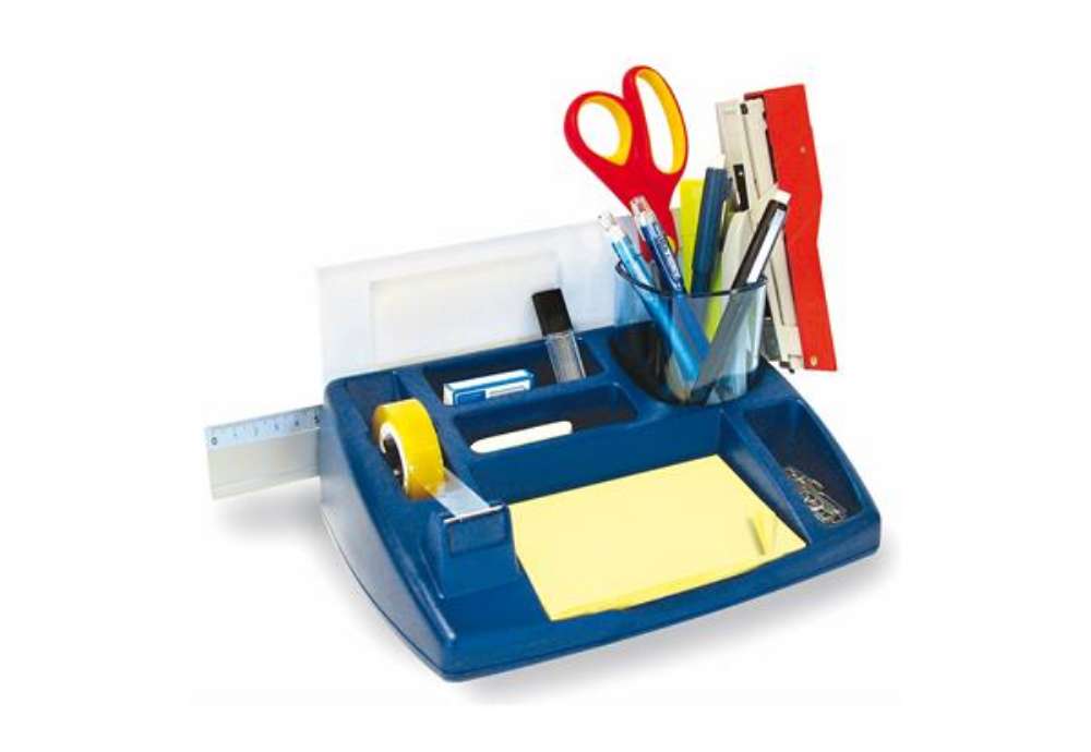 Immagine di Portacancelleria Oliver - 25 x 21 x 10 cm - blu - Arda