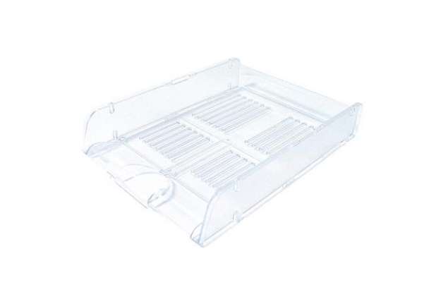 Immagine di Vaschetta portacorrispondenza TR25310 - 26 x 34 x 6 cm - cristallo - Arda