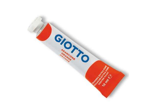 Immagine di Tempera Tubo 4 - 12ml - arancione - Giotto