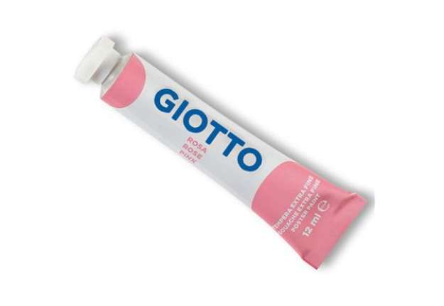 Immagine di Tempera Tubo 4 - 12ml - rosa - Giotto