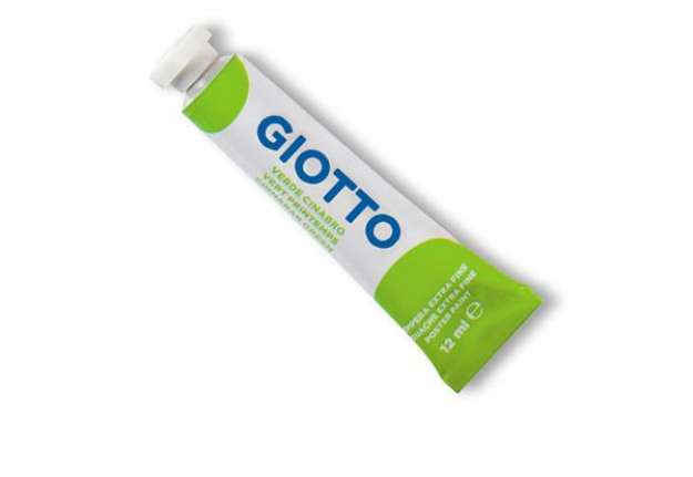 Immagine di Tempera Tubo 4 - 12ml - verde cinabro - Giotto