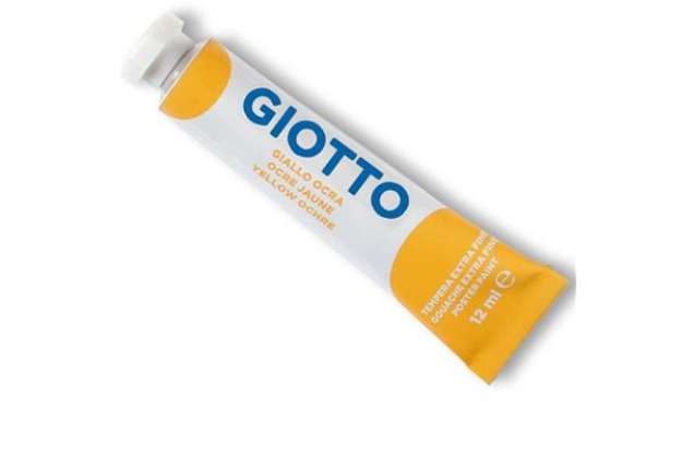 Immagine di Tempera Tubo 4 - 12ml - giallo ocra - Giotto