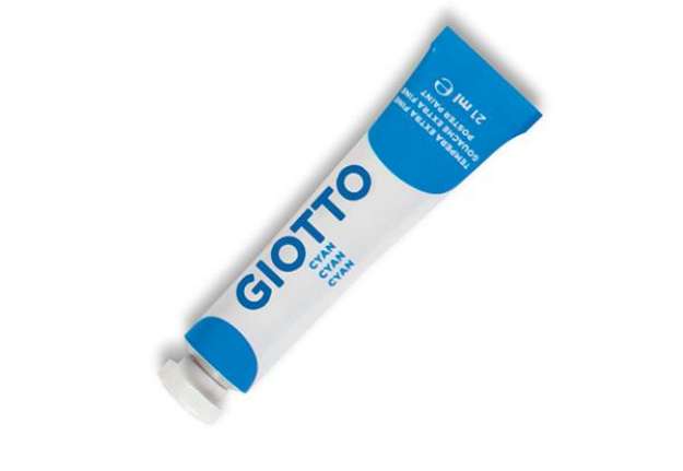 Immagine di Tempera Tubo 7 - 21ml - cyano - Giotto