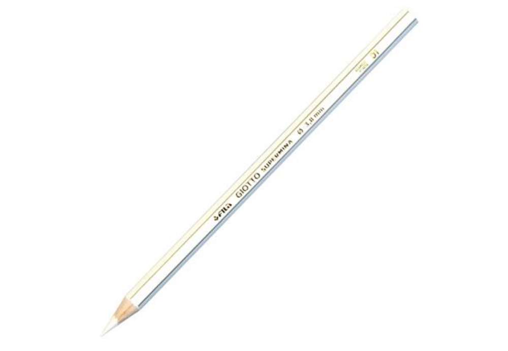 Immagine di Pastello Supermina - mina 4 mm - bianco 01 - Giotto