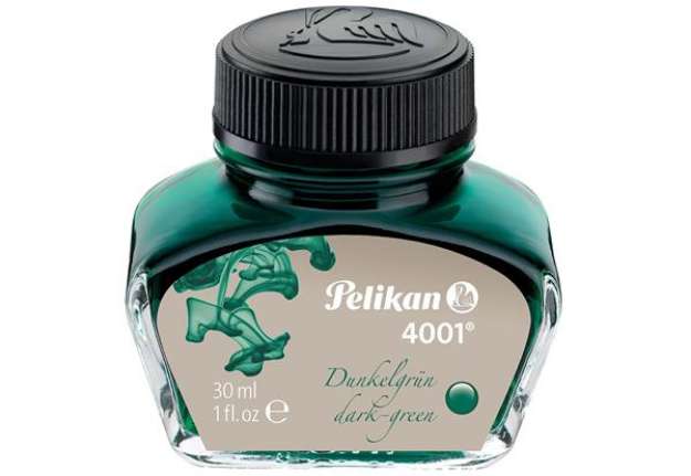 Immagine di Inchiostro stilografico 4001 - 30 ml - verde scuro - Pelikan