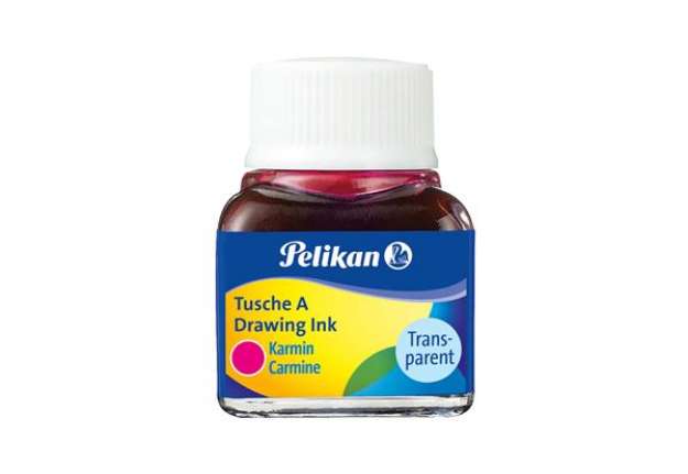 Immagine di Inchiostro di china 523 - 10ml - carminio 2 - Pelikan