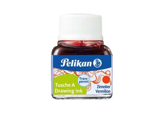 Immagine di Inchiostro di china 523 - 10ml - vermiglione 3 - Pelikan