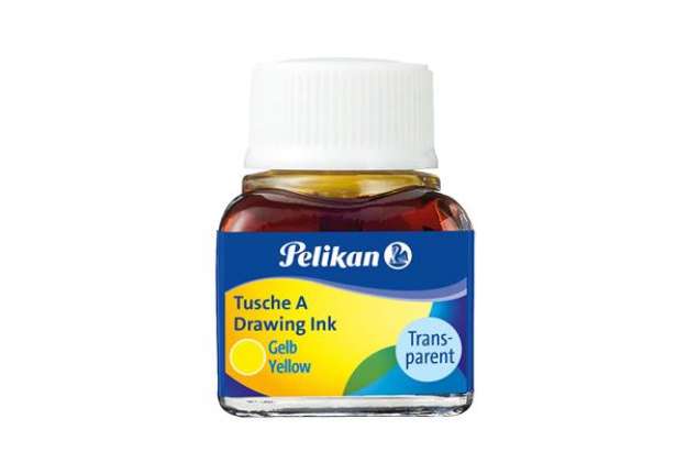 Immagine di Inchiostro di china 523  - 10ml - giallo 5 - Pelikan
