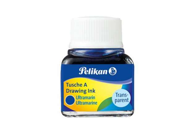 Immagine di Inchiostro di china 523 - 10ml - blu oltremare - Pelikan