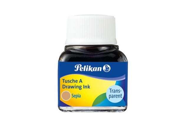 Immagine di Inchiostro di china 523 - 10ml  - seppia 15 - Pelikan