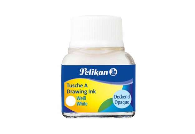 Immagine di Inchiostro di china 523 - 10ml - bianco 18  - Pelikan