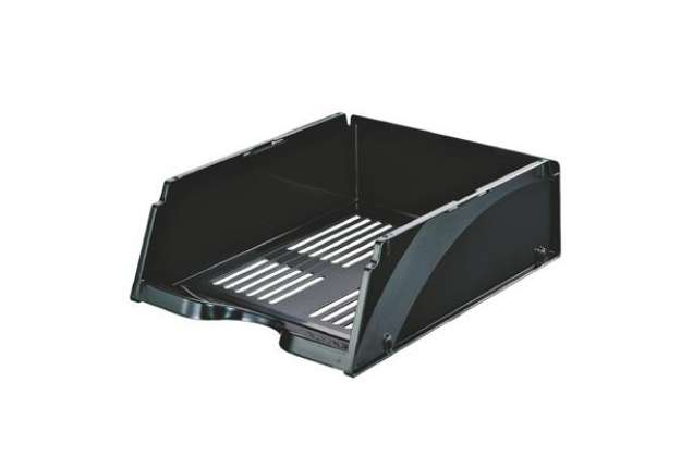Immagine di Vaschetta portacorrispondenza Transit Jumbo - 26,8 x 33,8 x 11,5 cm - nero - Esselte