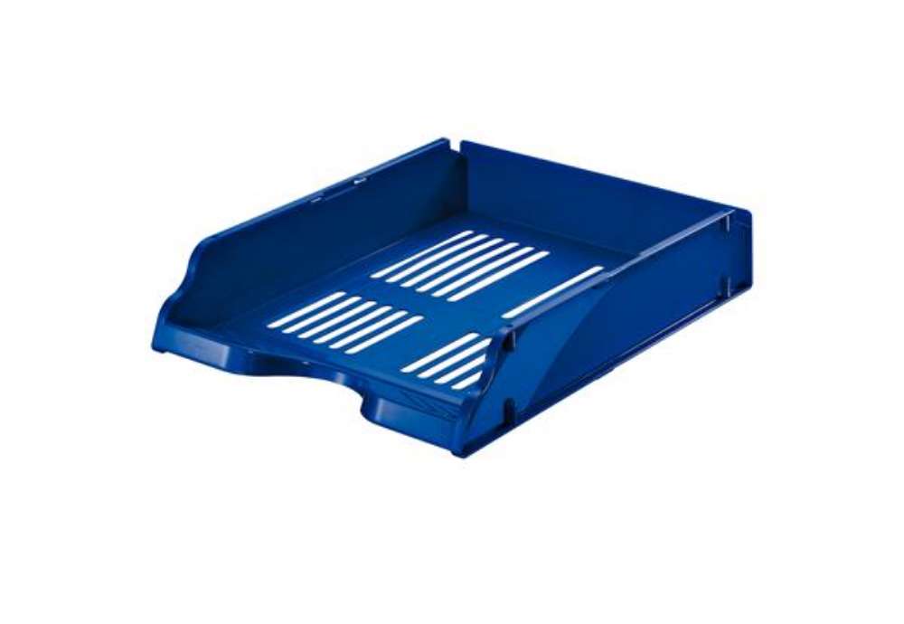 Immagine di Vaschetta portacorrispondenza Transit - 26 x 33,6 x 7,6 cm - blu - Esselte