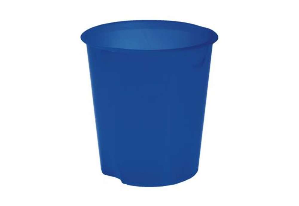 Immagine di Cestino gettacarte E020 Modula - altezza 32,5 cm - diametro 31 cm - 16,5 L - blu - Fellowes