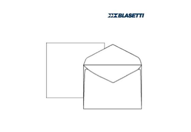 Immagine di Busta extrafine Campidoglio - lembo gommato - 18 x 24 cm - 100 gr - bianco - Blasetti - conf. 500 pe