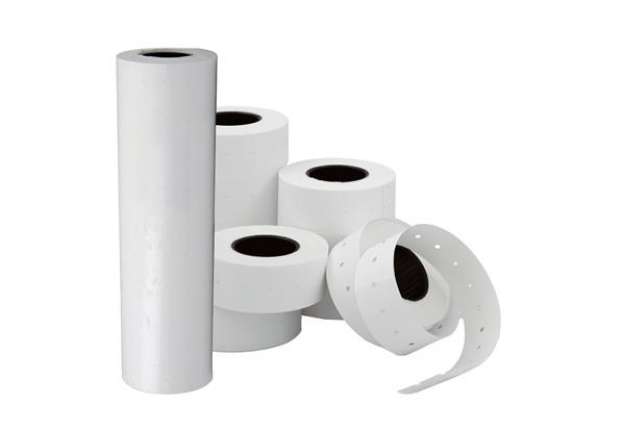 Immagine di Rotolo 1000 etichette art.169 - 21x12 mm - rimovibile - bianco - Lebez