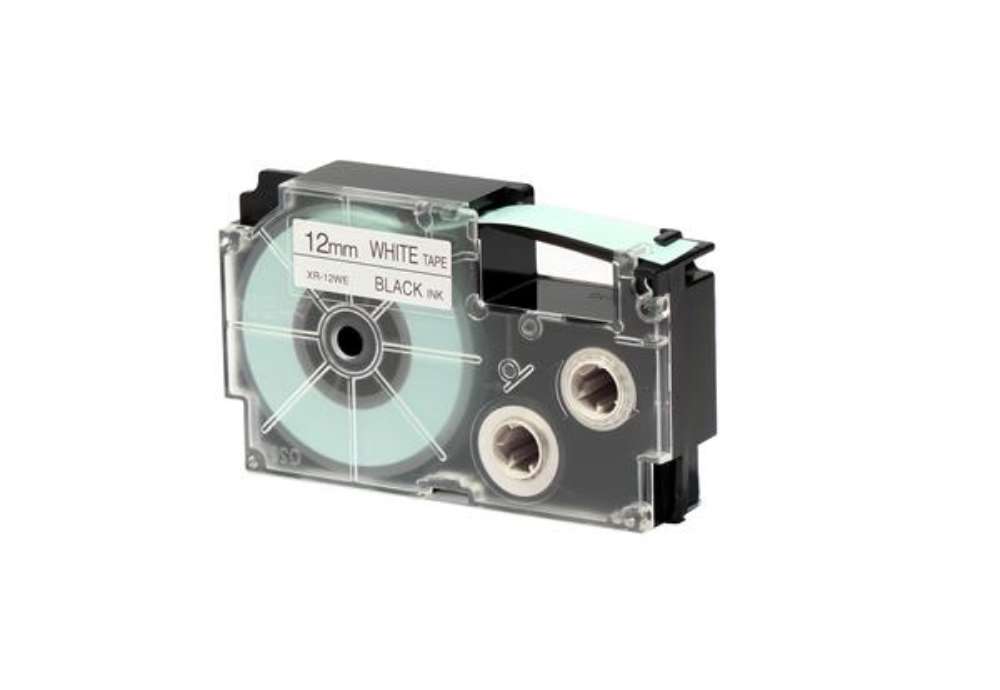 Immagine di Nastro - 12 mm x 8 mt - nero/bianco - Casio