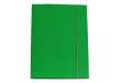 Immagine di Cartellina con elastico - cartone plastificato - 3 lembi - 25x34 cm - verde - Cartotecnica del Garda
