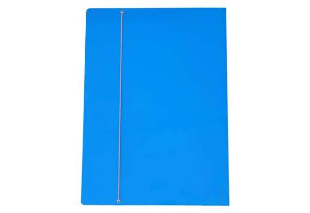 Immagine di Cartellina con elastico - cartone plastificato - 50x70 cm - azzurro - Cartotecnica del Garda