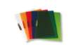 Immagine di Cartellina con molla Clipper - A4 - PP - trasparente rosso - Fellowes
