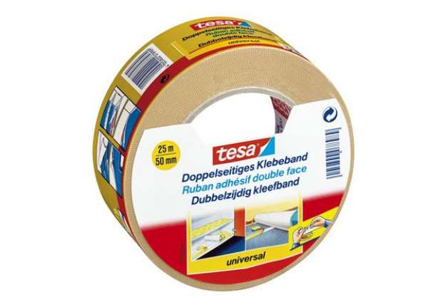 Immagine di Nastro biadesivo - taglio facilitato - 5 cm x 25 m - bianco - Tesa