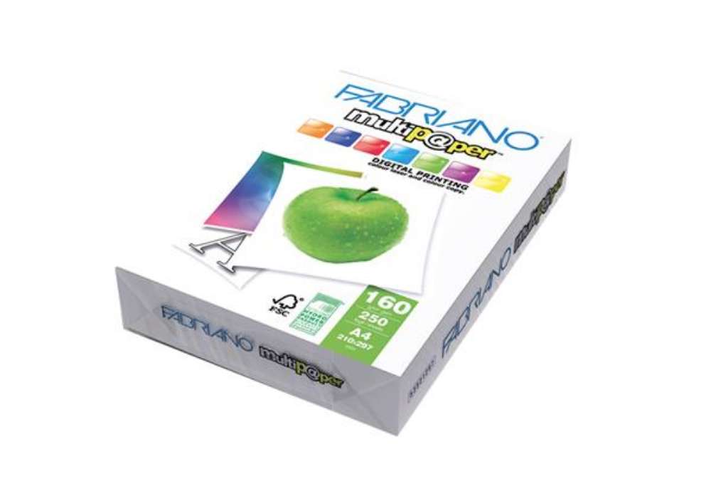 Immagine di Carta Multipaper - A3 - 160 gr - bianco - Fabriano - conf. 250 fogli