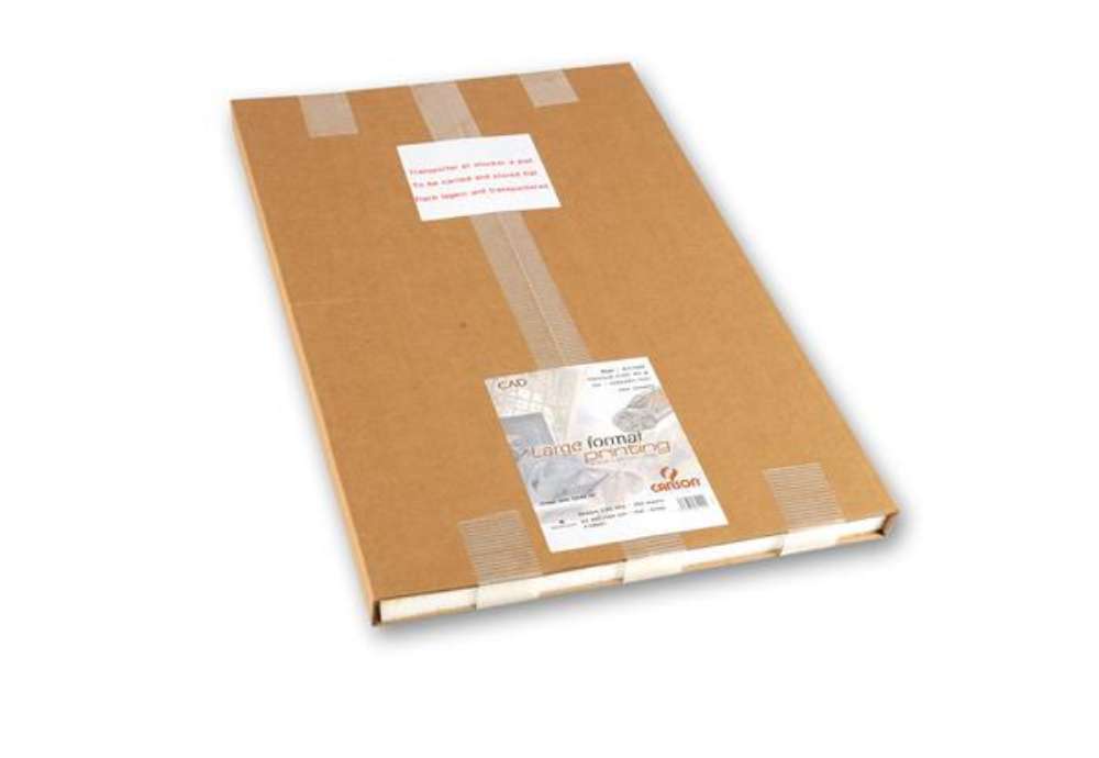 Immagine di Carta plotter in fogli - A1 - 90 gr - inkjet - opaca - bianco - Canson - conf. 125 fogli