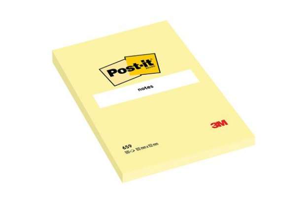 Immagine di Blocco foglietti - 659 - 102 x 152 mm - giallo Canary - 100 fogli - Post-it
