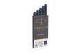 Immagine di Cartucce standard inchiostro Quink - lunghezza 75 mm - blu - Parker - scatola 5 pezzi
