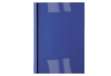 Immagine di Cartelline termiche Business Line - 3 mm - leather blu - GBC - scatola 100 pezzi