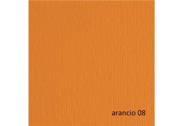 Immagine di Cartoncino Elle Erre - 70x100cm - 220gr - arancio 108 - Fabriano - blister 10 fogli