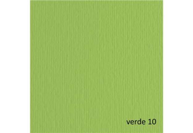 Immagine di Cartoncino Elle Erre - 70x100cm - 220gr - verde pisello 110 - Fabriano - blister 10 fogli