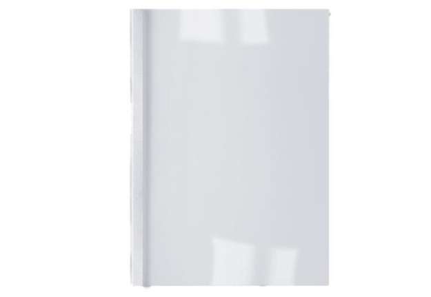 Immagine di Cartelline termiche Business Line - 3 mm - leather bianco - GBC - scatola 100 pezzi