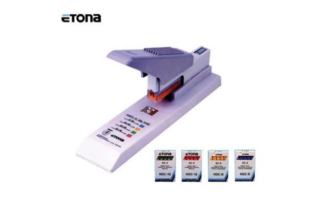 Immagine di Cucitrice da tavolo EC3 - max 100 fogli - grigio -Etona