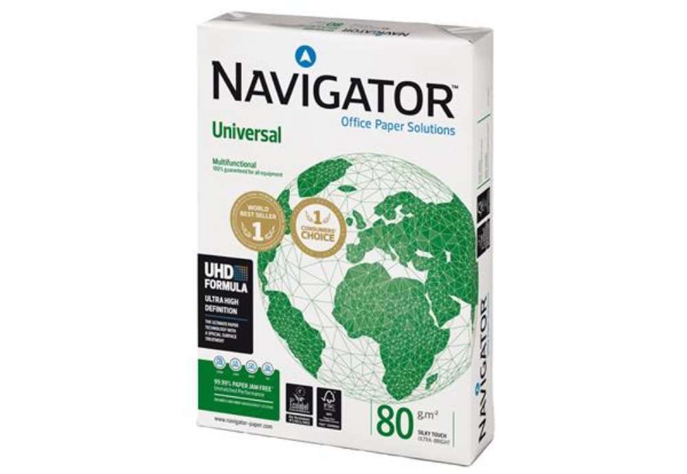 Immagine di Carta Universal - A3 - 80 gr - bianco - Navigator - conf. 500 fogli