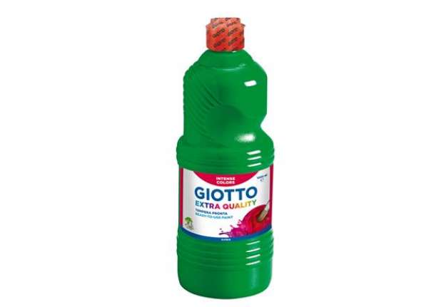 Immagine di Tempera pronta - 1000ml - verde - Giotto