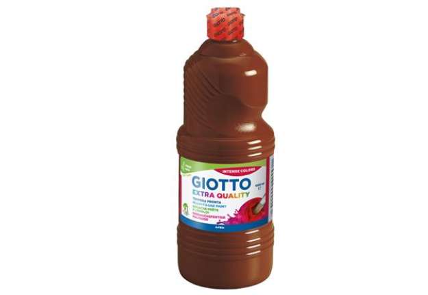 Immagine di Tempera pronta - 1000ml - marrone - Giotto