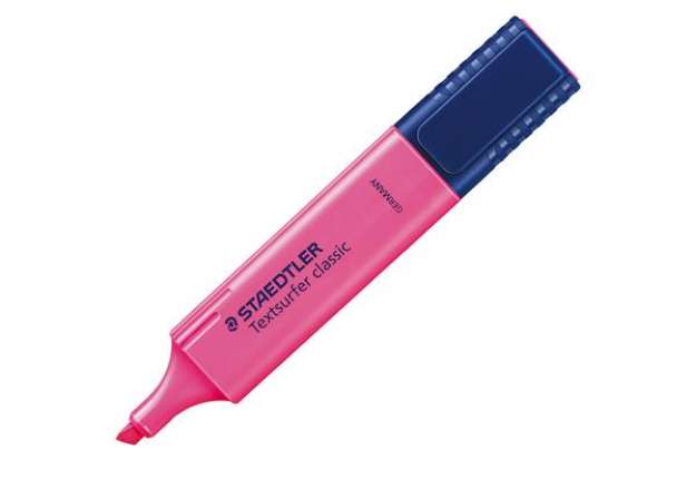 Immagine di Evidenziatore Textsurfer Classic - punta a scalpello - tratto da 1,0-5,0mm - fucsia  - Staedtler
