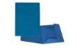 Immagine di Cartelline 3 lembi - con stampa - cartoncino Manilla 200 gr - 25x33 cm -  azzurro - Cartotecnica del