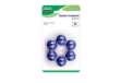 Immagine di Bottoni magnetici - diametro 2 cm - blu - Lebez - blister 12 pezzi