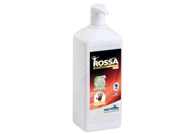 Immagine di Crema lavamani La Rossa - flacone con dosatore - 1 L - sandalo/pachouli - Nettuno