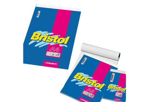 Immagine di Blocco note Bristol - 5 mm - 210 x 297 mm - 50 gr - 70 fogli - Blasetti