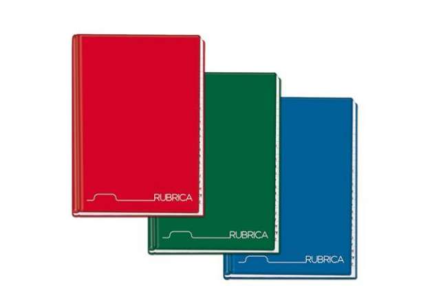 Immagine di Rubrica cartonato - 1 rigo - A4  - 48 fogli - Blasetti