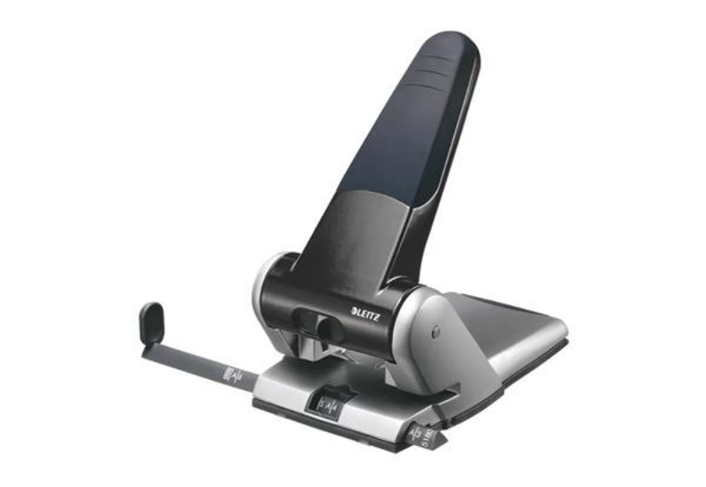 Immagine di Perforatore 5180 - passo 8 cm - max 65 fogli - 2 fori - nero - Leitz